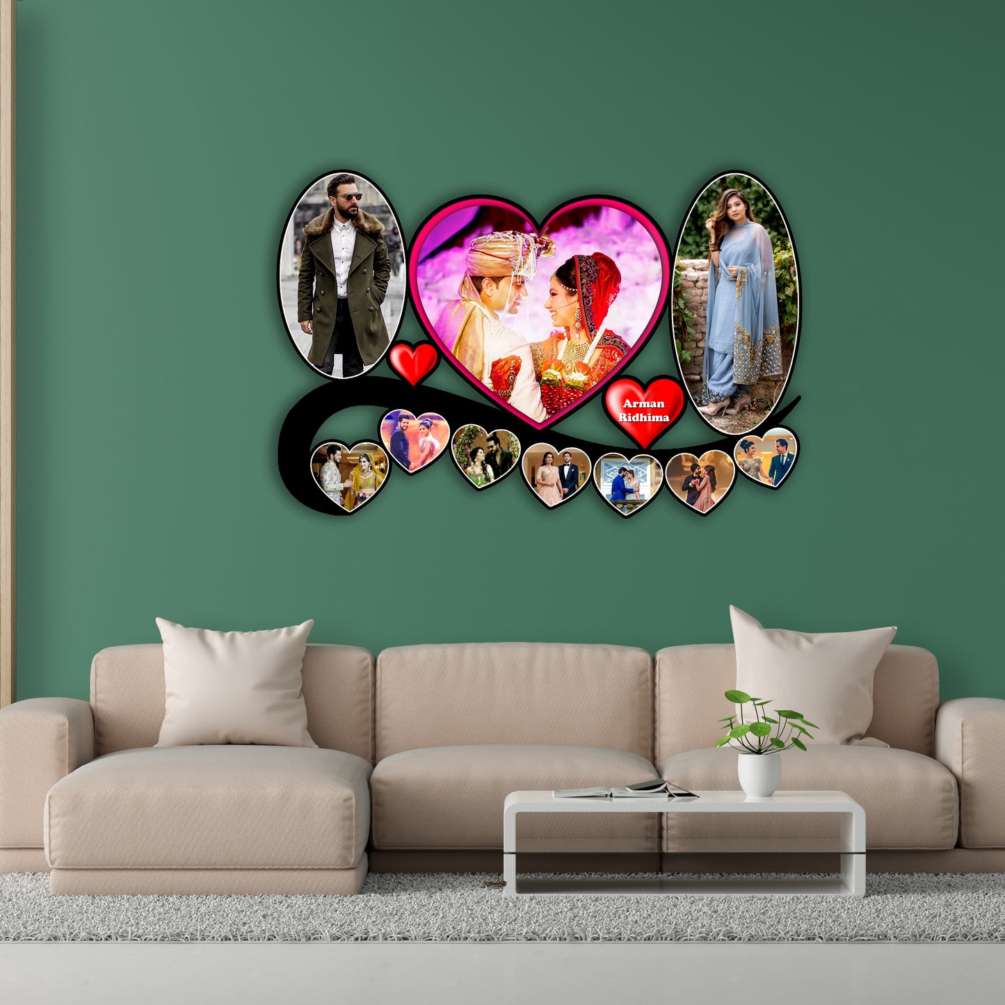 Customised Anniversary Photo Frame For Couple