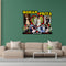Customized Couple Name Photo Frame Home Decorations (Brown)