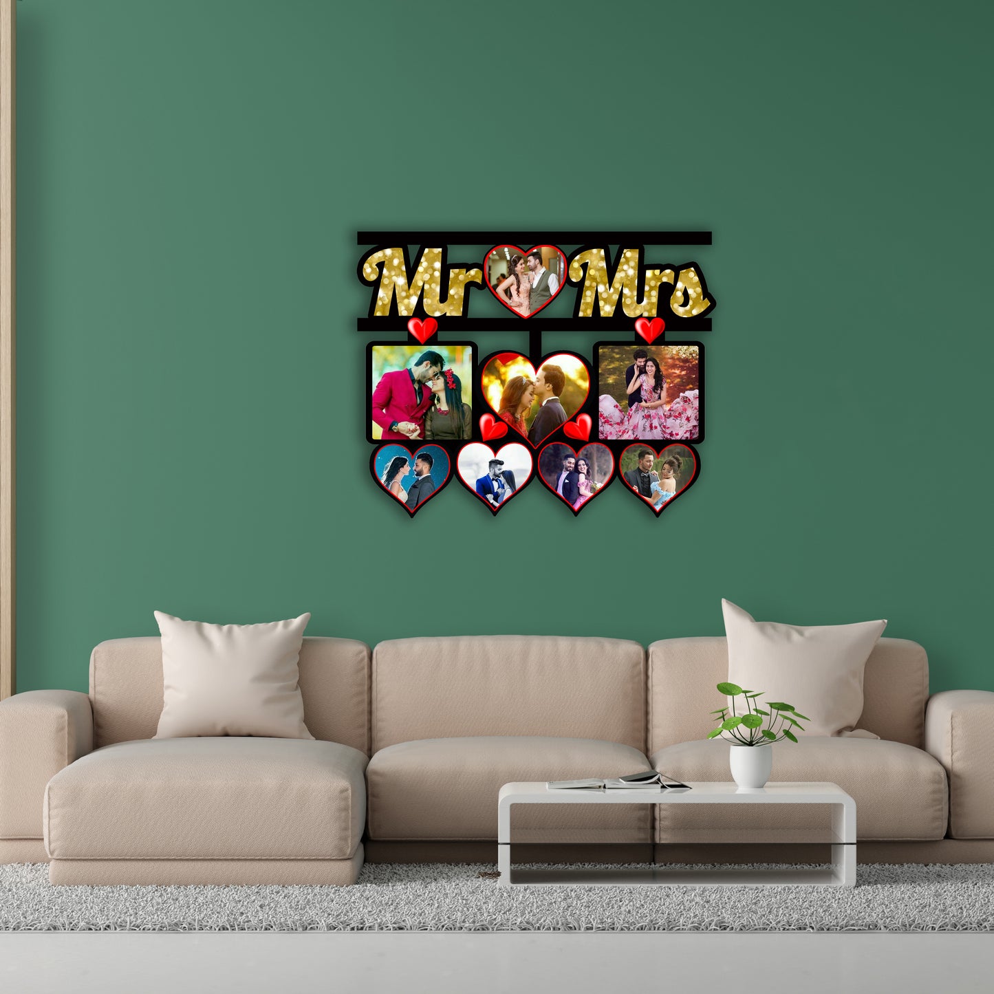Customized Couple Name Photo Frame For Anniversary