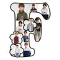 Customised Alphabet Photo Frame ( F Letter )