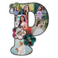 Customised Alphabet Photo Frame ( P Letter )