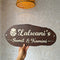 Customized Arcylic  Home Welcome Name Plate For Home For House
