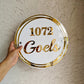 Arcylic Customized Name Plate For House