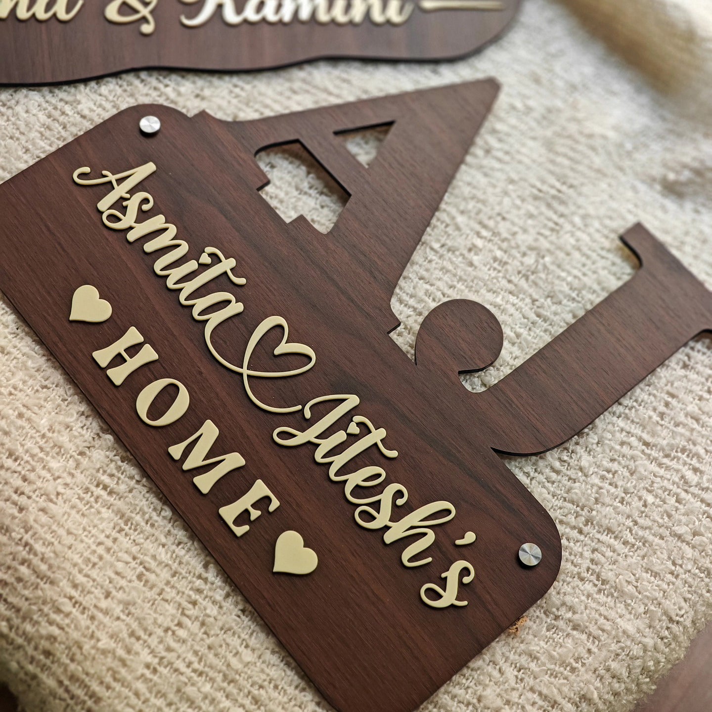 Arcylic Personalized Name Plate For House,Villa, Bungalow, Flat,Office