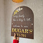 Arcylic Personalized Name Plate For Home Entrance,Villa, Bungalow, Flat