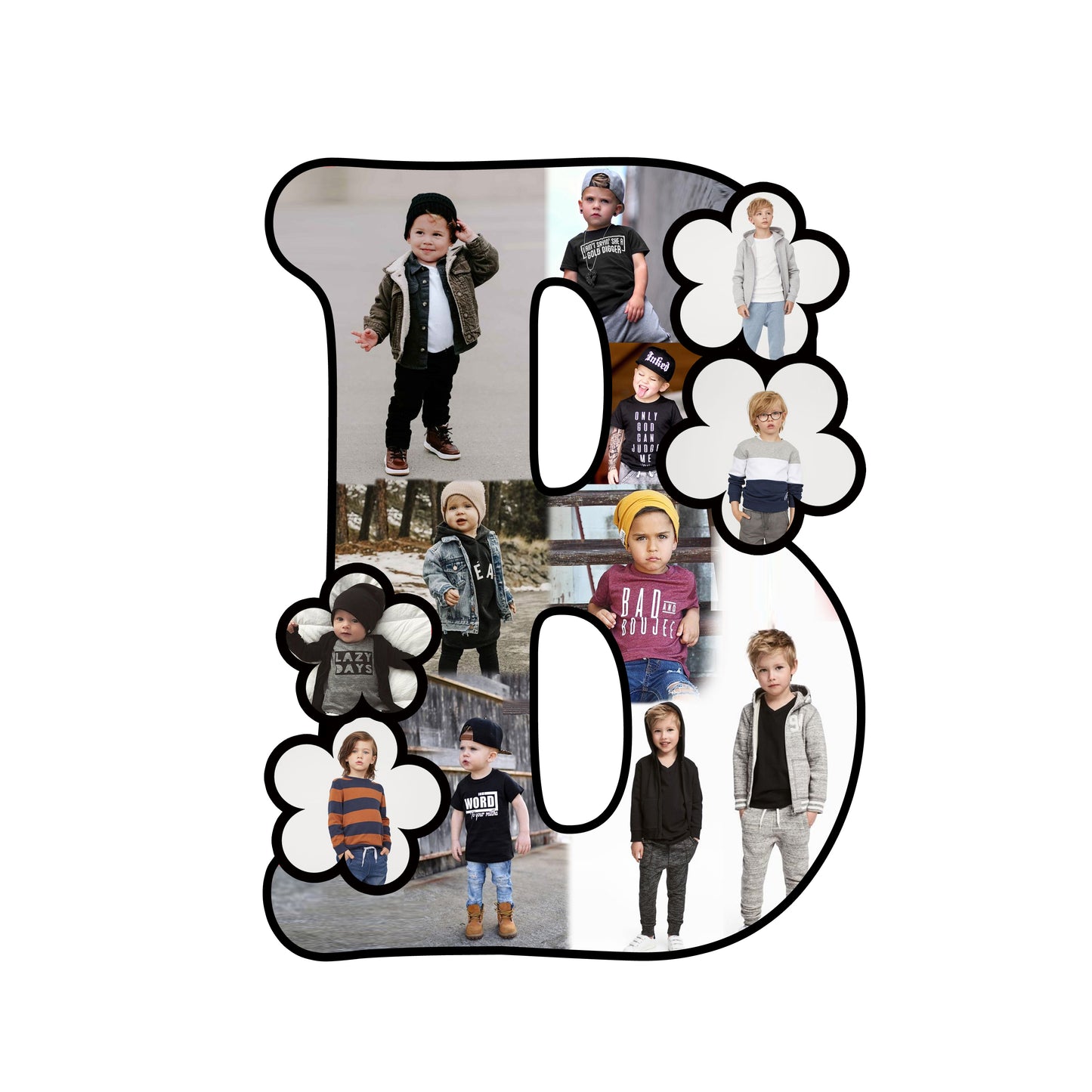 Customised Alphabet Photo Frame ( B Letter )