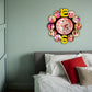 Personalized Photo Frame with Clock for Couples