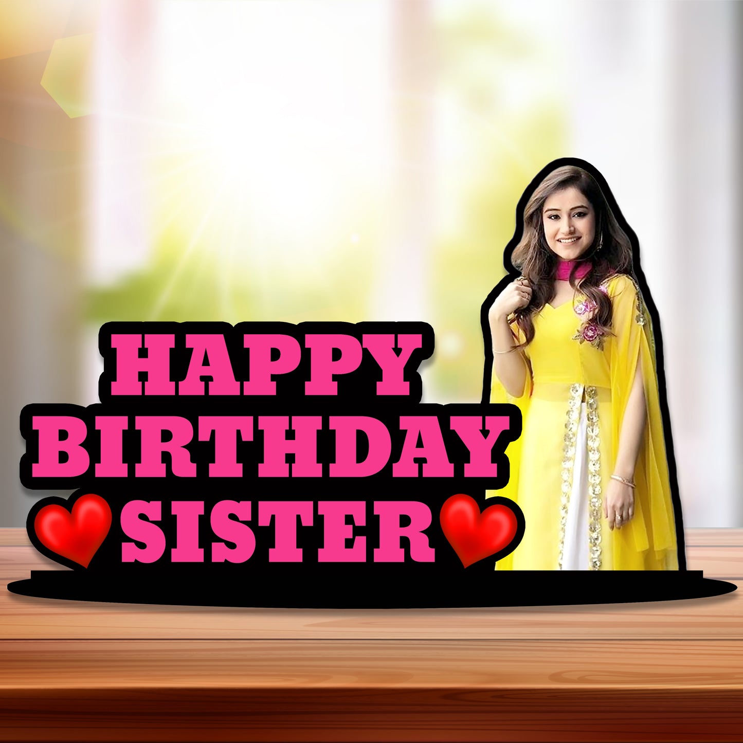 Personalised Photo Frame for Birthday Specially Designed Gift for Sister’s Birthday