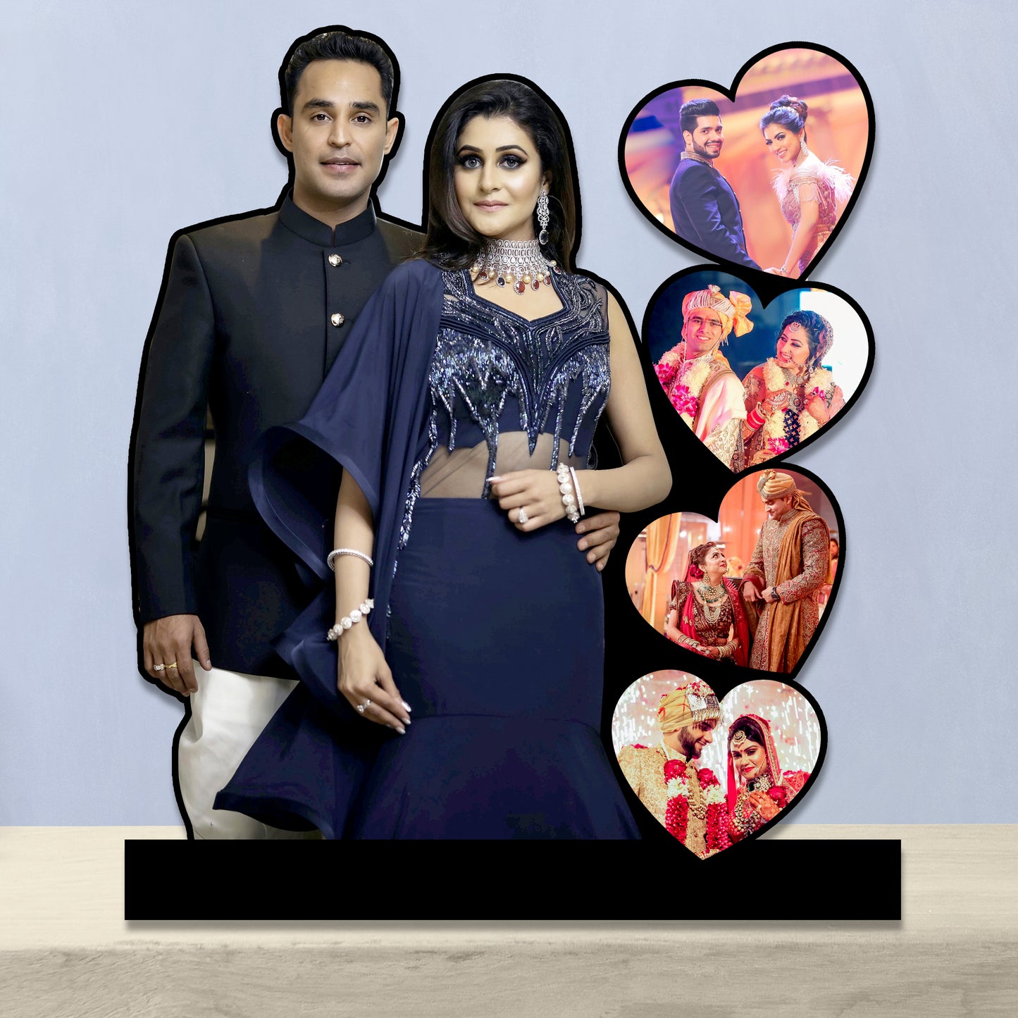 Customized Wooden Photo Frame Gift for Anniversary Birthday