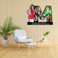Customized Wooden Flower Alphabet Shape Photo Frame (A-2)