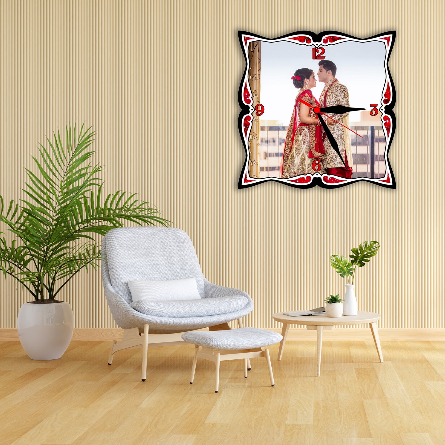 Personalised Photo Clock for Anniversary