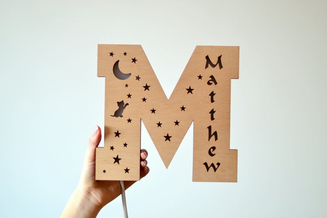 Personalised Gift for Birthday Light Lamp