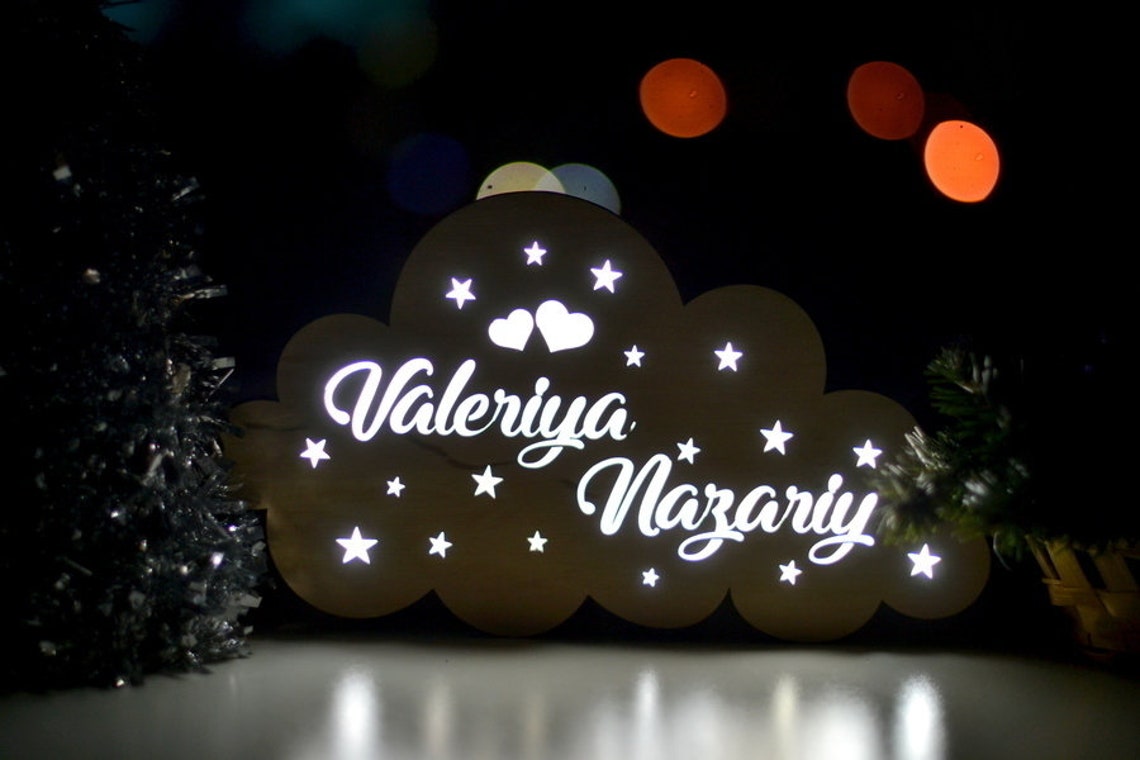 Personalised Alphabet Lamp For Birthday Gifts / Birthday Gift For Girlfriend