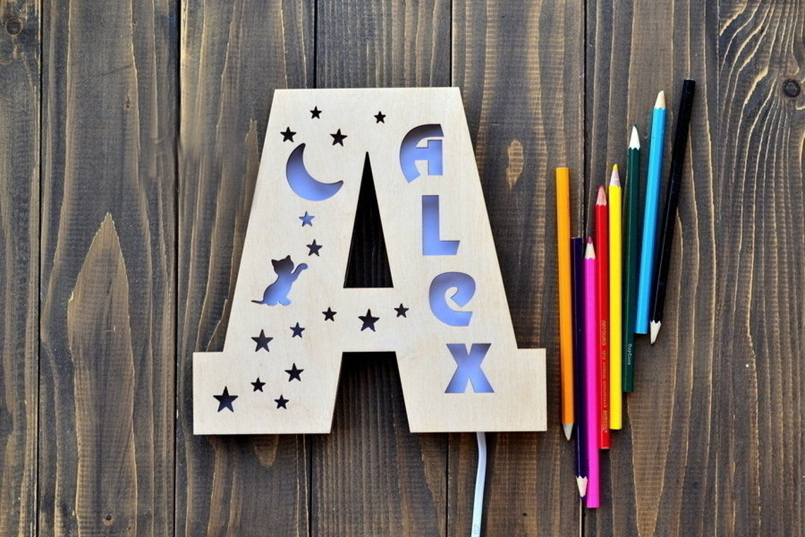 Customised Birthday Gift For Lovers / Personalised  Wall Lamp For Birthday Gifts