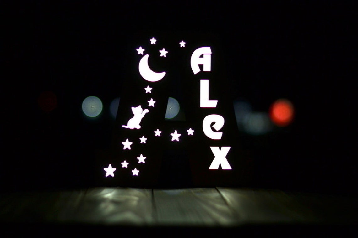 Customised Birthday Gift For Lovers / Personalised  Wall Lamp For Birthday Gifts
