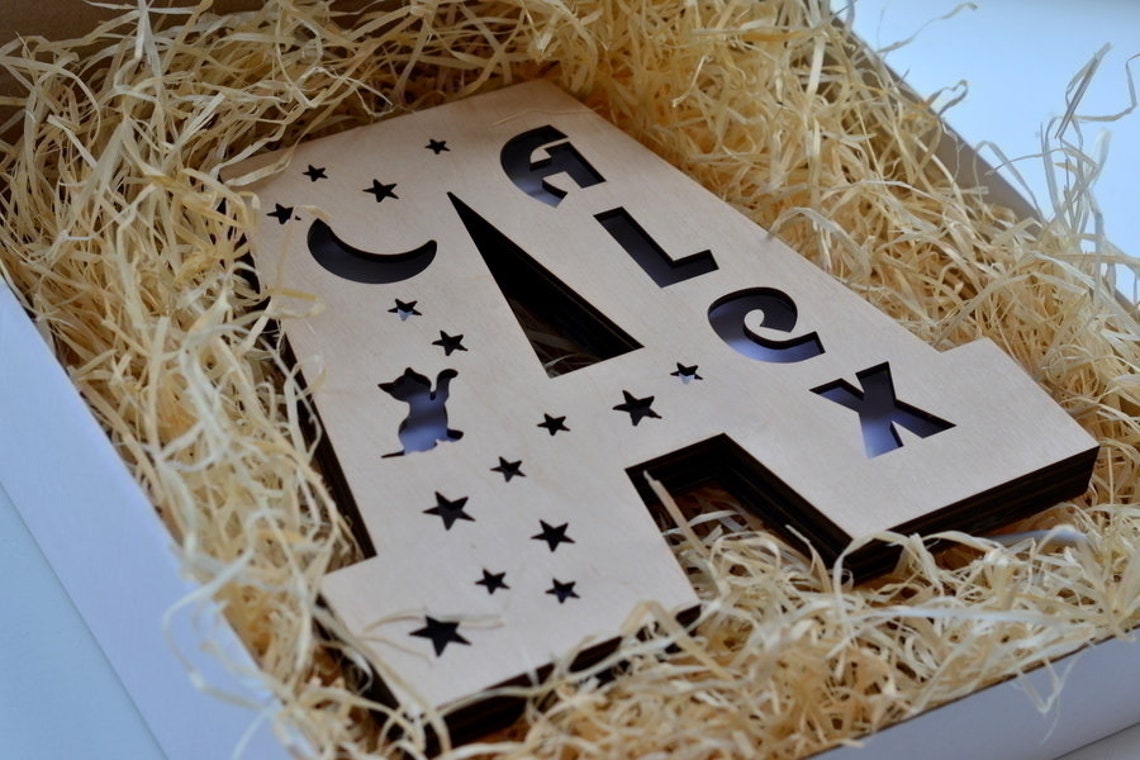 Customised Birthday Gift For Lovers / Personalised  Wall Lamp For Birthday Gifts