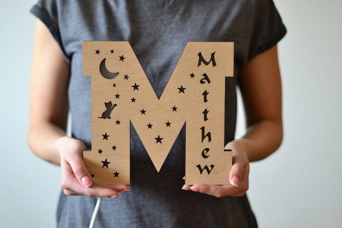 Personalised Gift for Birthday Light Lamp