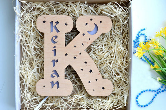 Personalised Alphabet Lamp For Birthday Gifts / Birthday Gift For Girlfriend