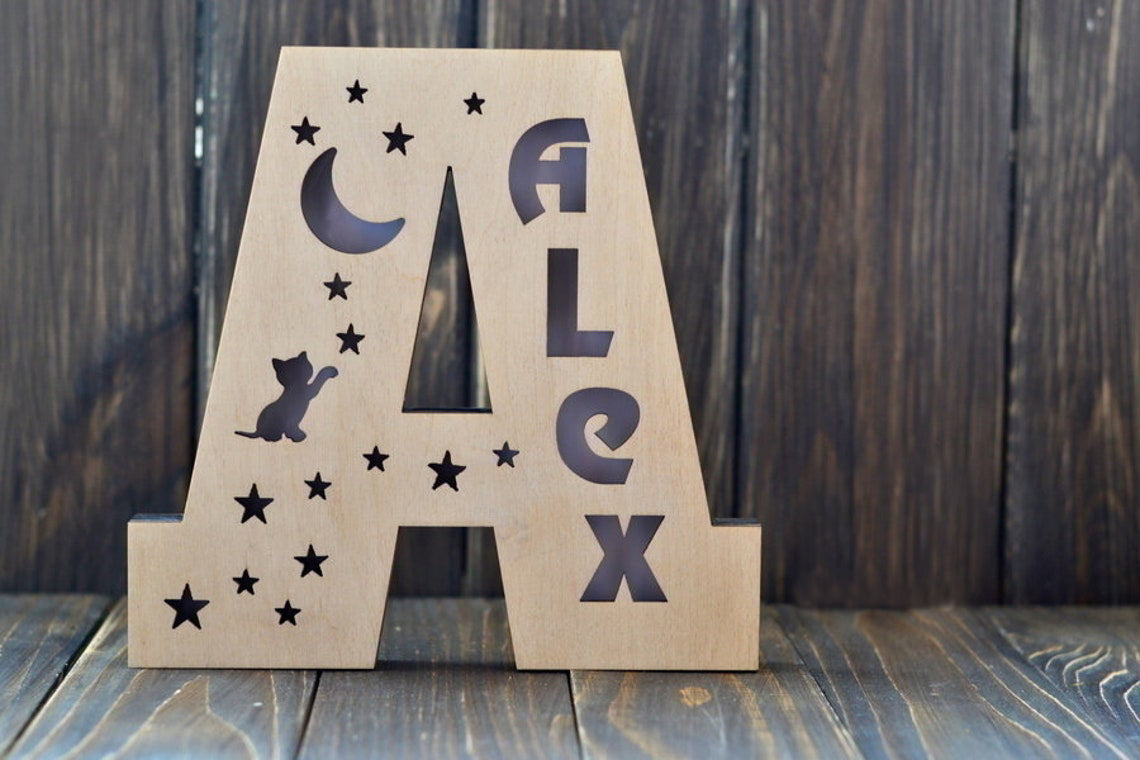 Customised Birthday Gift For Lovers / Personalised  Wall Lamp For Birthday Gifts