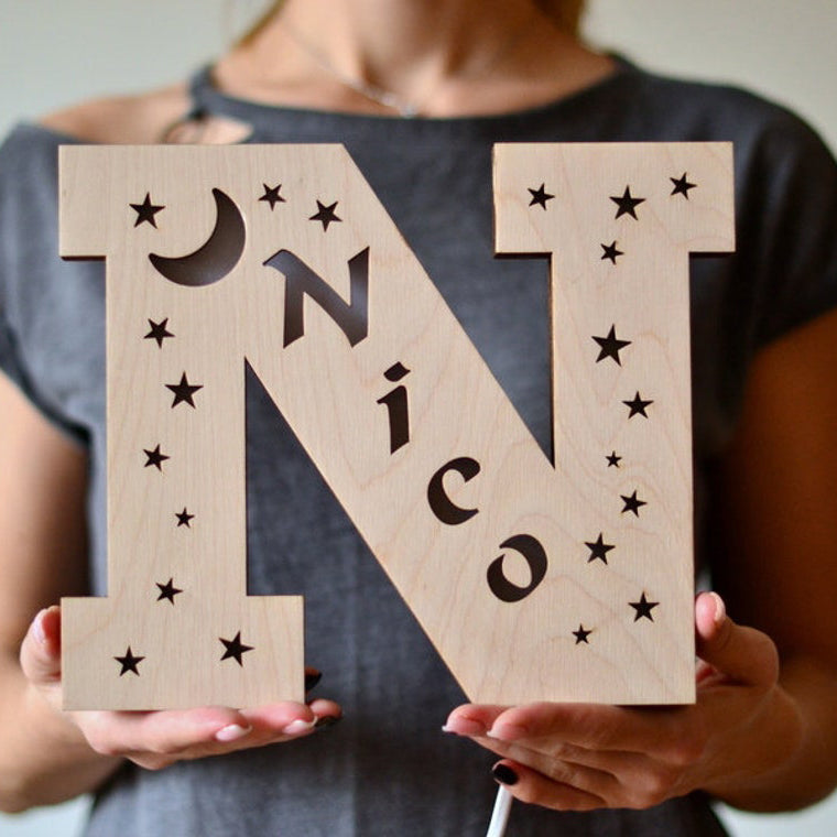 Customized Alphabet LED Name Lamp For Birthday