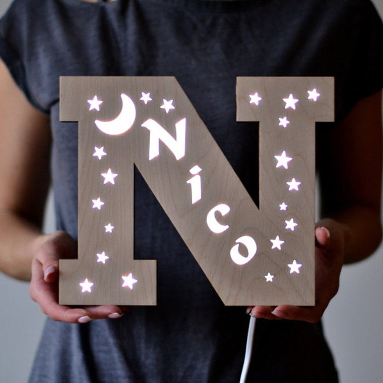 Customized Alphabet LED Name Lamp For Birthday