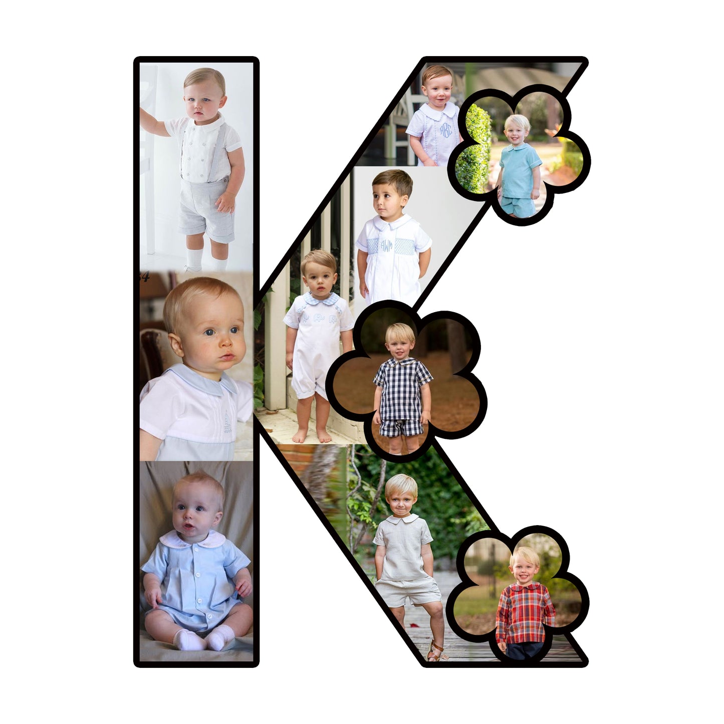 Customised Alphabet Photo Frame ( K Letter )