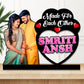 Customised Couple Photo Frame With Name  for Wedding Gift & Anniversary Gifts