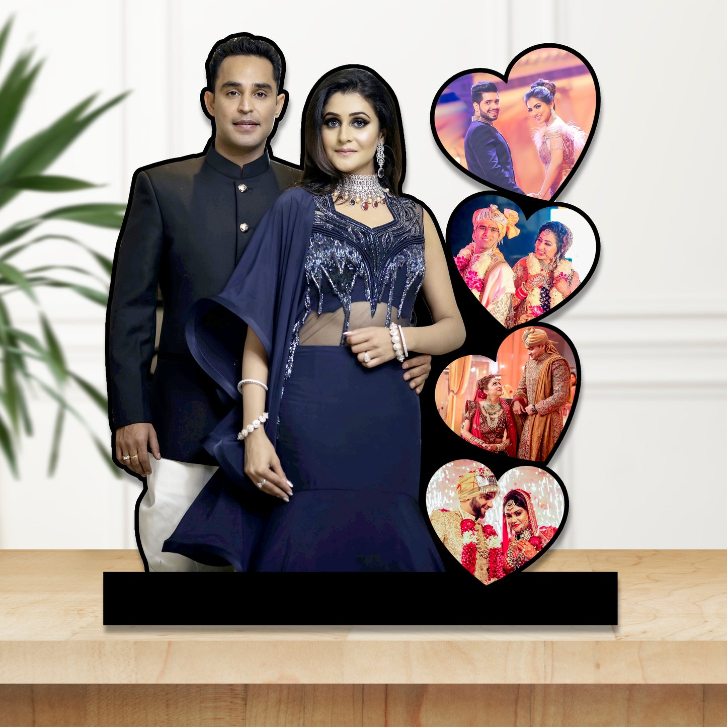 Customized Wooden Photo Frame Gift for Anniversary Birthday