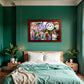Personalized Photo Collage Frame For Couple With Clock
