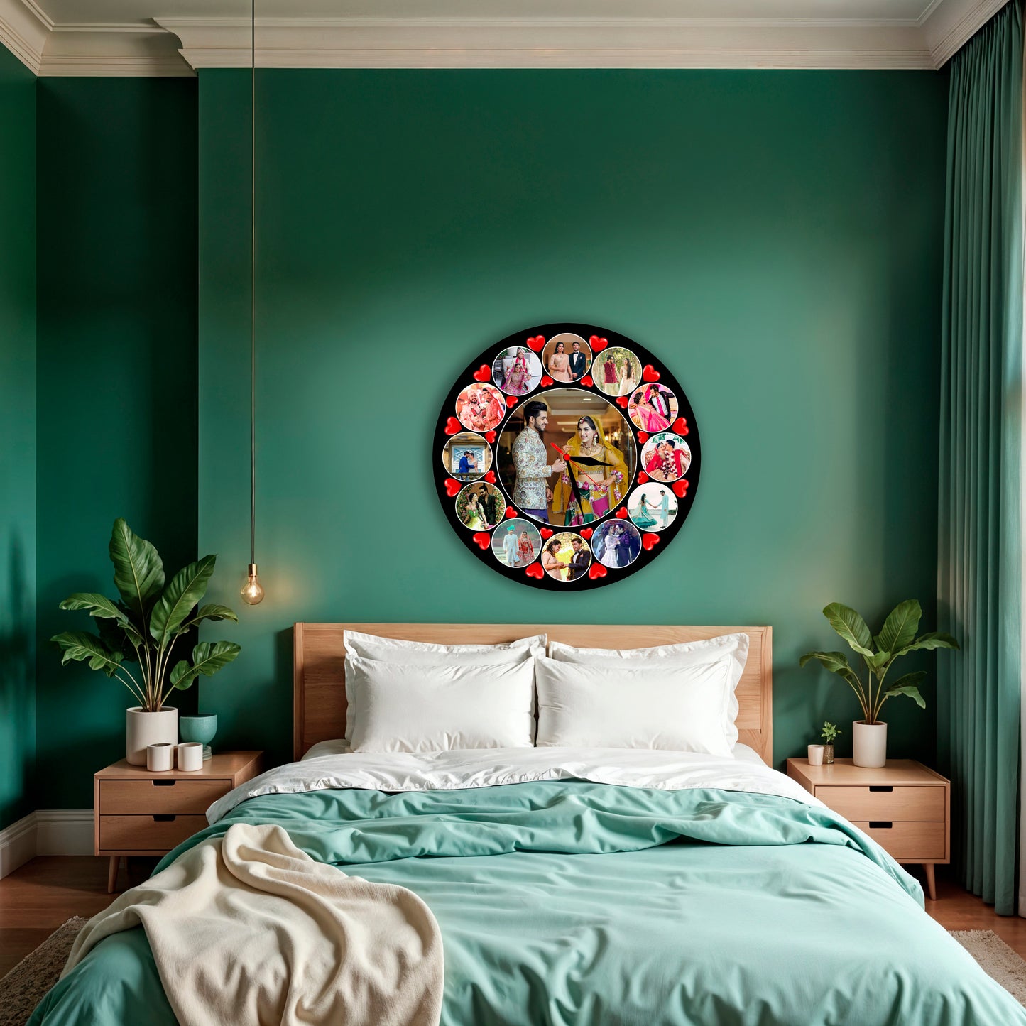 Customized Wall Clock with Photo Frame - Your Memories