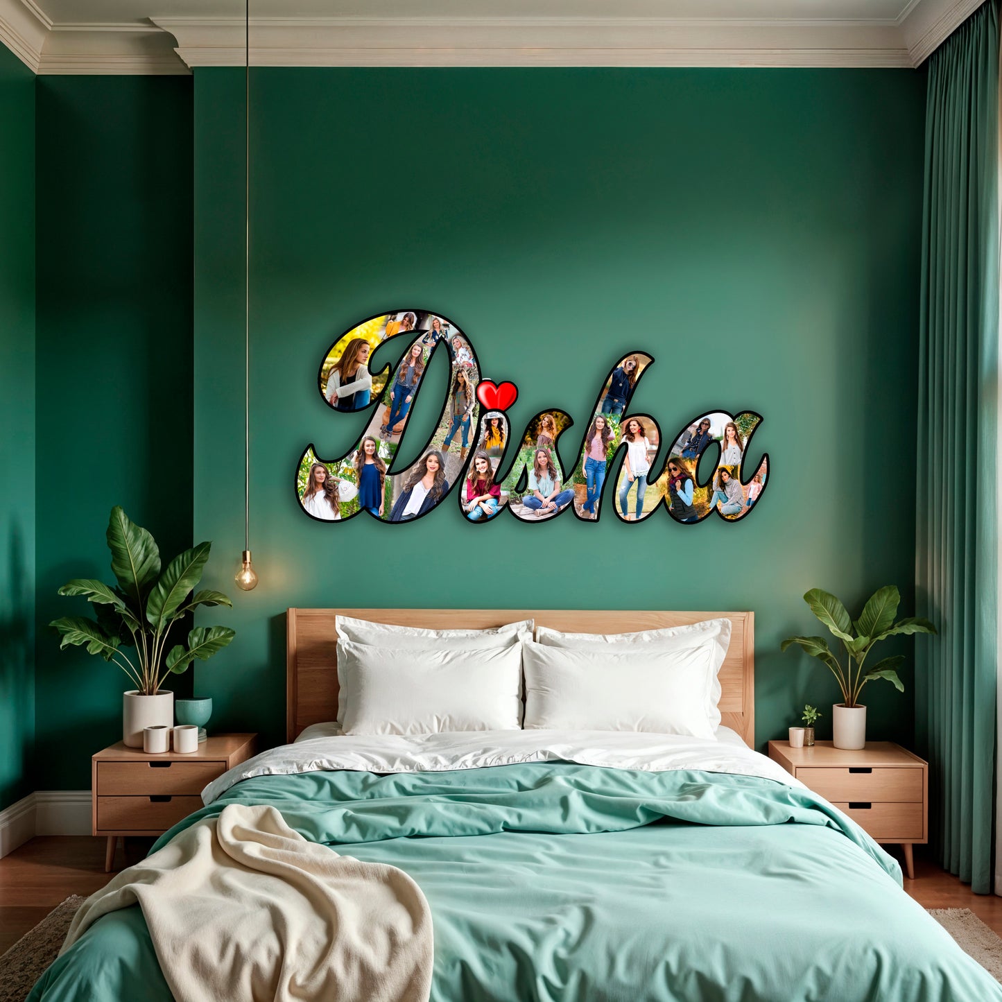 Customized Name Cutout Photo frame Gift For Birthday