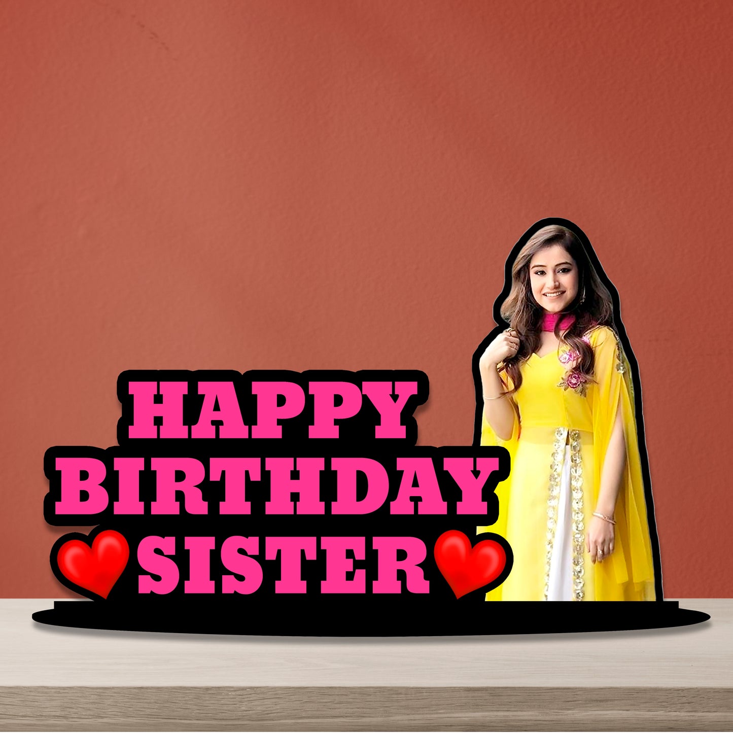 Personalised Photo Frame for Birthday Specially Designed Gift for Sister’s Birthday
