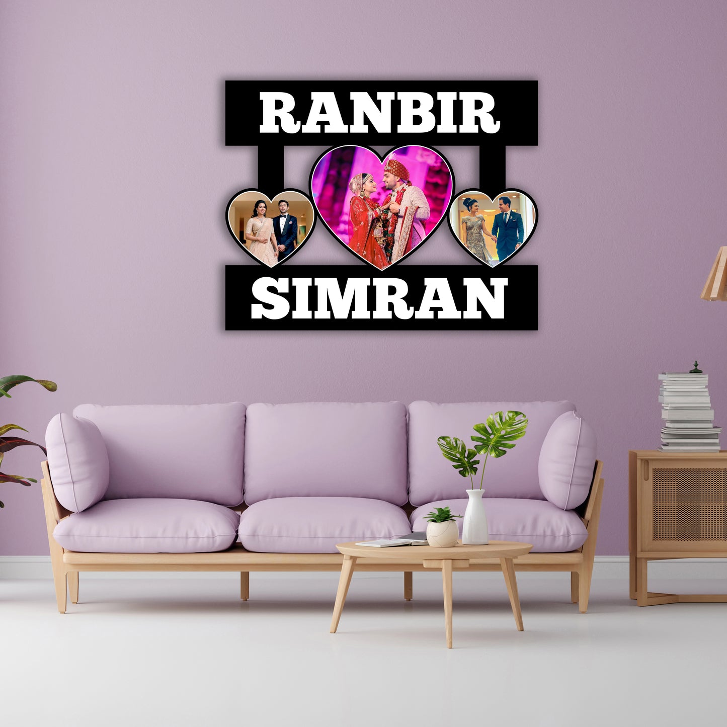 Customised Couple Photo Frame For Gifting