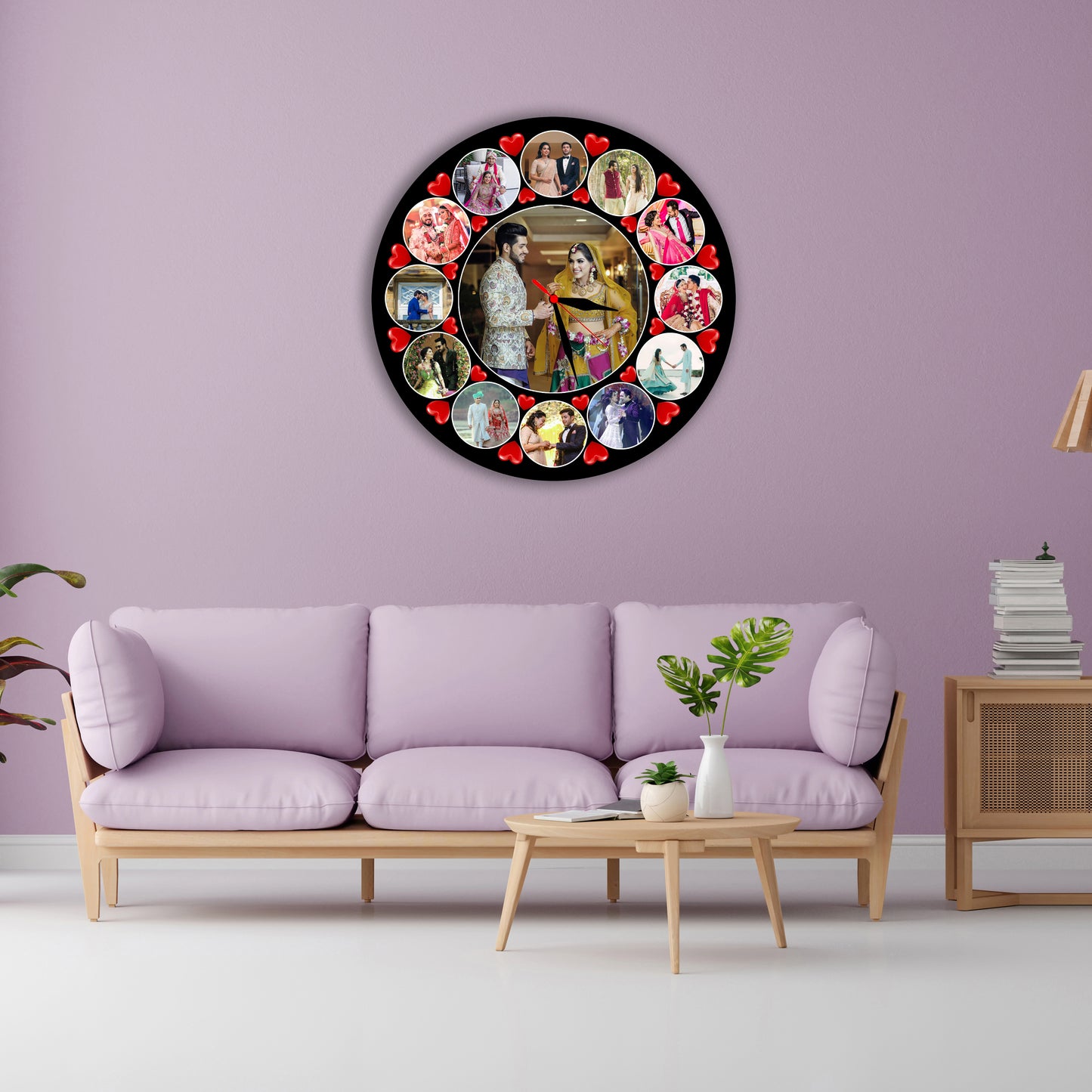 Customized Wall Clock with Photo Frame - Your Memories