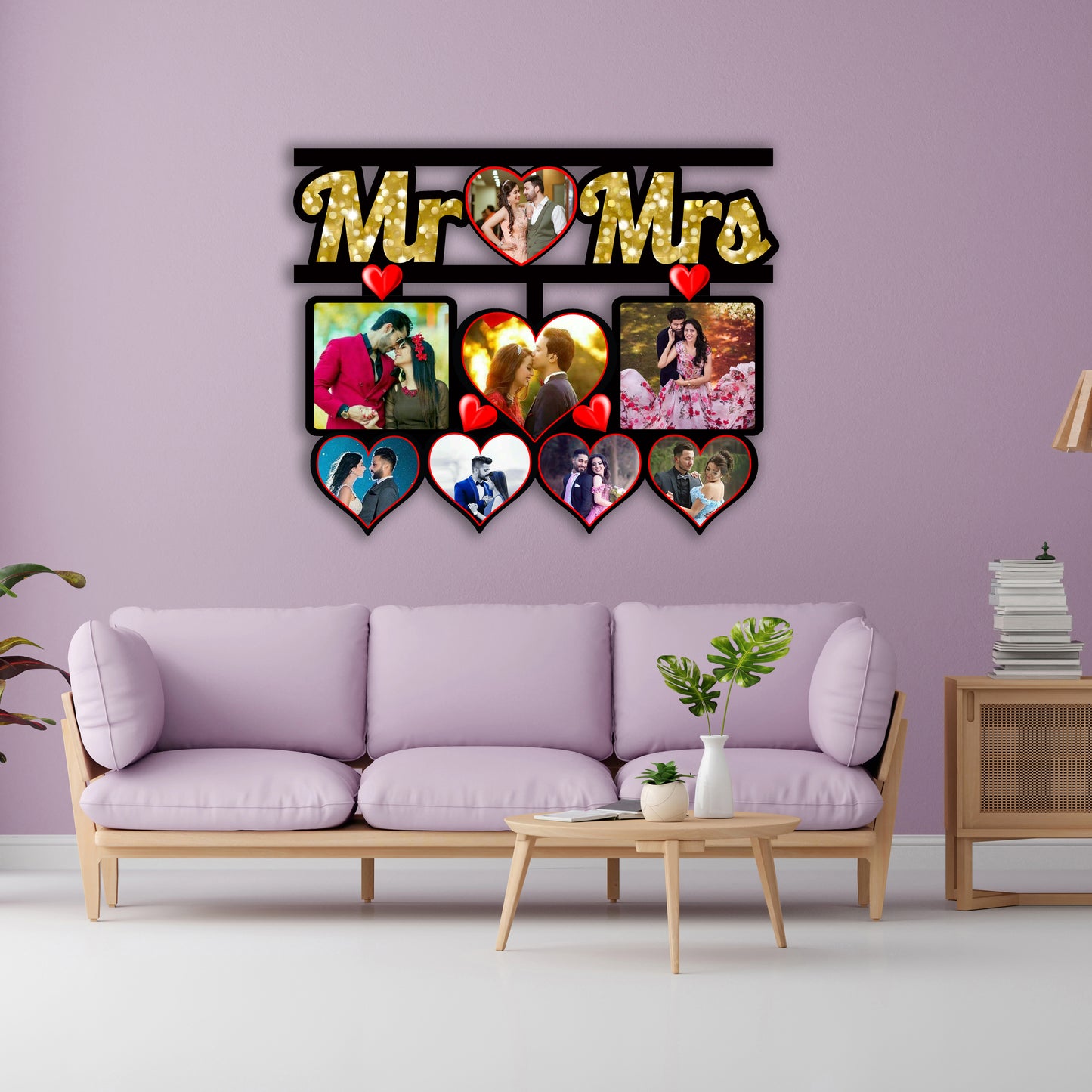 Customized Couple Name Photo Frame For Anniversary