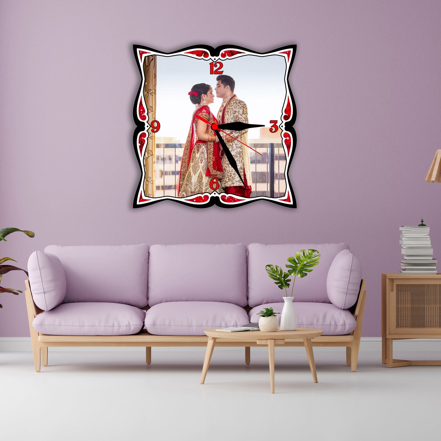 Personalised Photo Clock for Anniversary