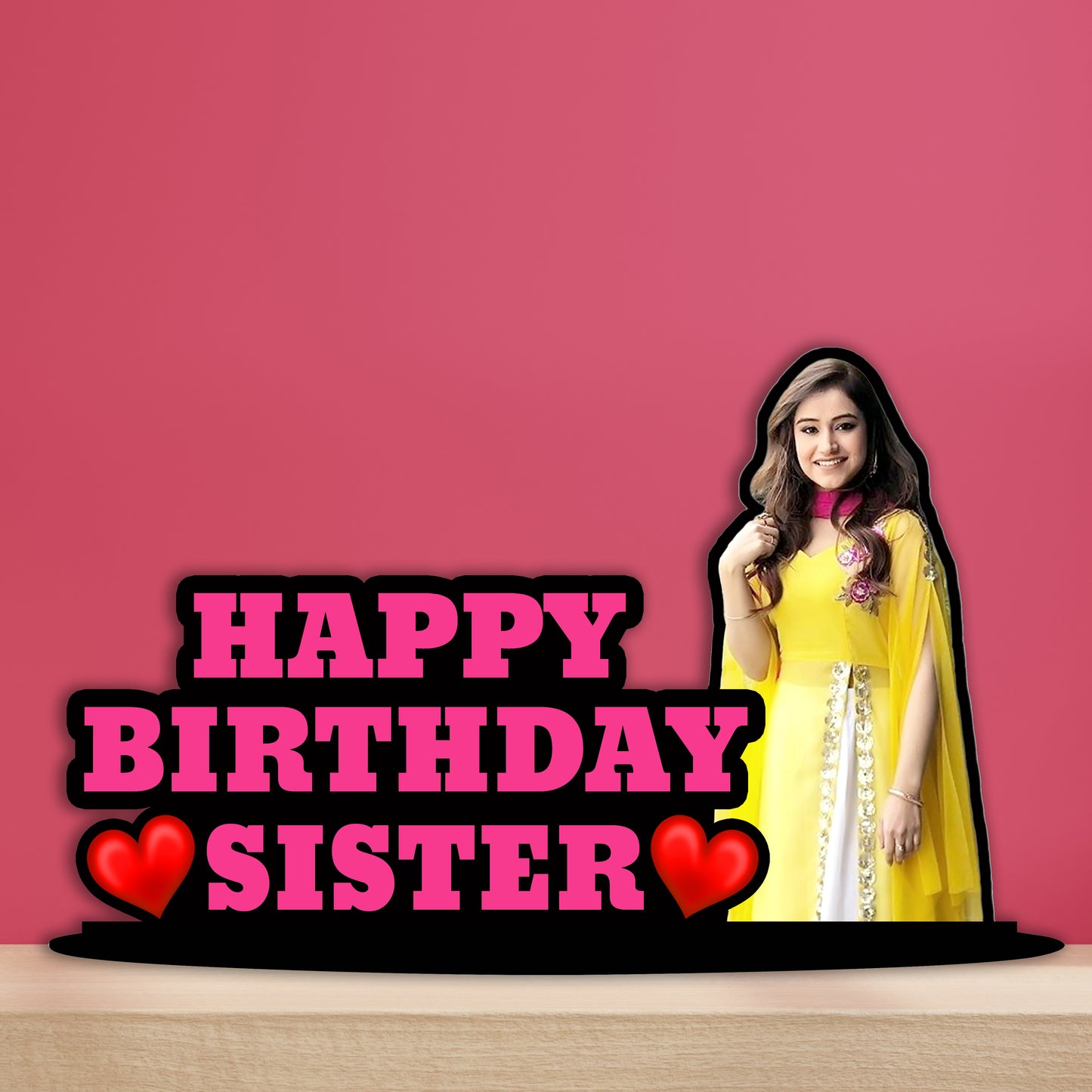 Personalised Photo Frame for Birthday Specially Designed Gift for Sister’s Birthday