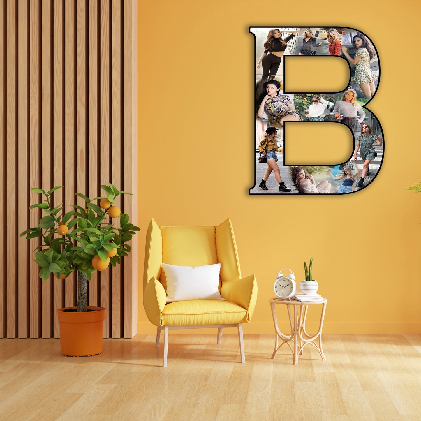 Customised Alphabet Photo Frame ( B Letter )