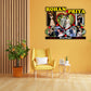 Customized Couple Name Photo Frame Home Decorations (Brown)