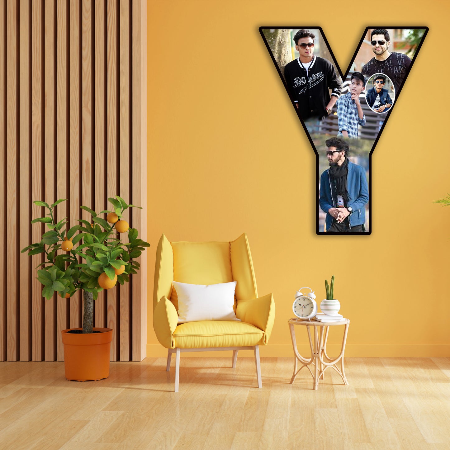 Customised Alphabet Photo Frame ( Y Letter )
